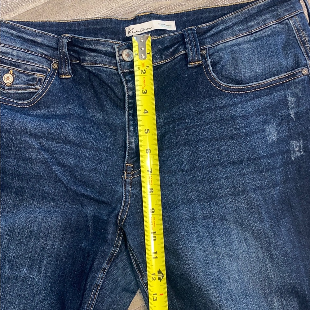 EUC KANCAN x MAURICES Stretch Denim Flares 32 - Picture 4 of 10